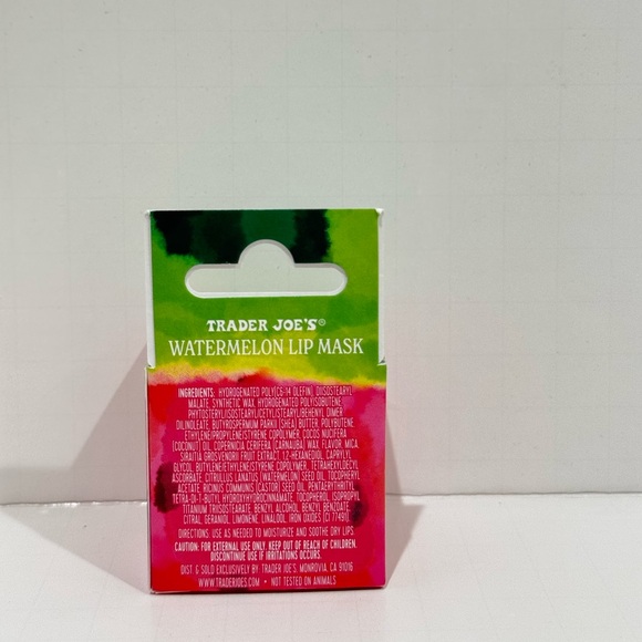 LIMITED EDITION BRAND NEW TRADER JOES WATERMELON LIP MASK 🍉💄🌞 - Picture 2 of 6